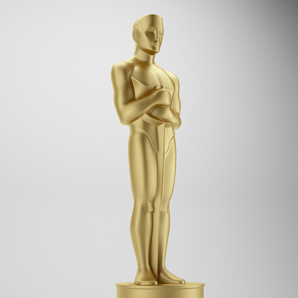 Oscar Award 3d model