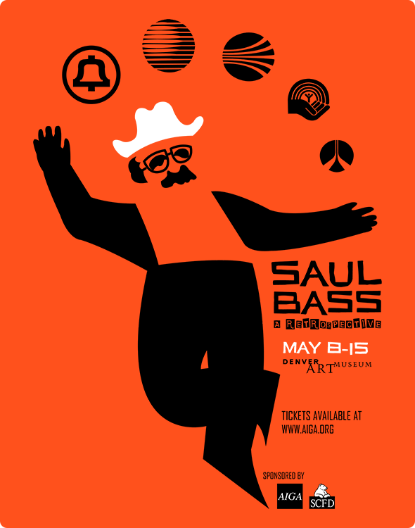 Adobe Portfolio saul bass saul bass art direction poster collage logo retrospective artist Event