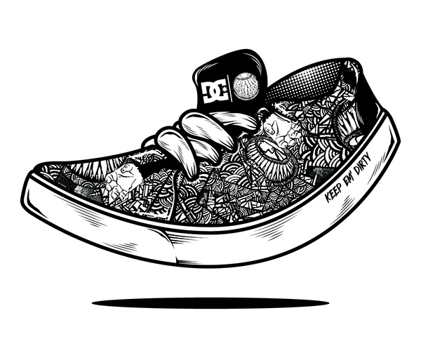 DC shoes x Darbotz on Behance