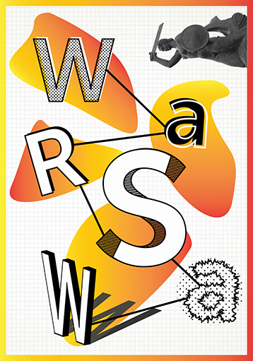 poster graphic design  typography   warsaw izmir