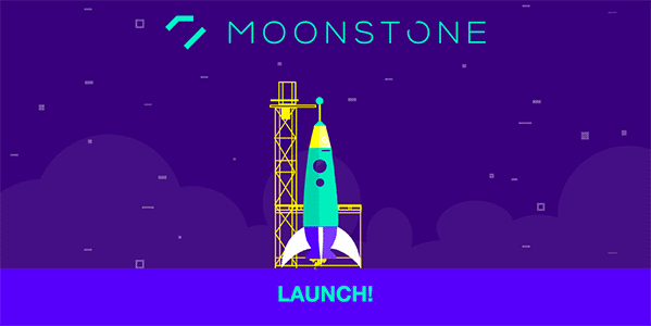 moonstone bitshares bitcoin WALLET design video crowdunding campaign gif logo Icon market product