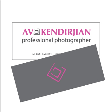 logo design business card  creative modern photographer