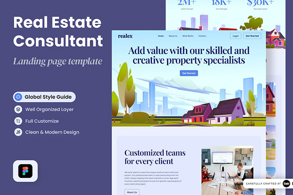 Realex - Real Estate Consultant Landing Page