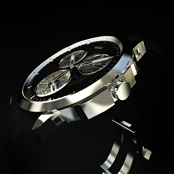 Watches watch design product jewel timepiece 3D blender Render concept tourbillon craftsmanship