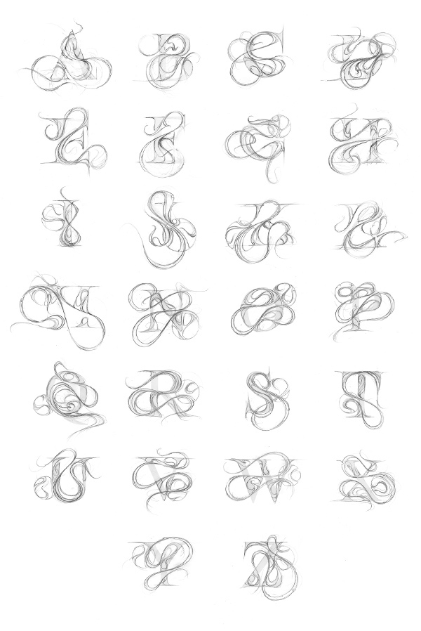 alphabet waves type font abstract art Lyric
