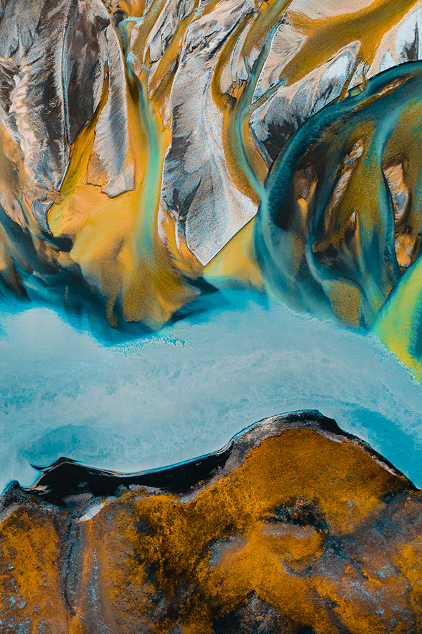 RIVER PAINTINGS II / Iceland From Above