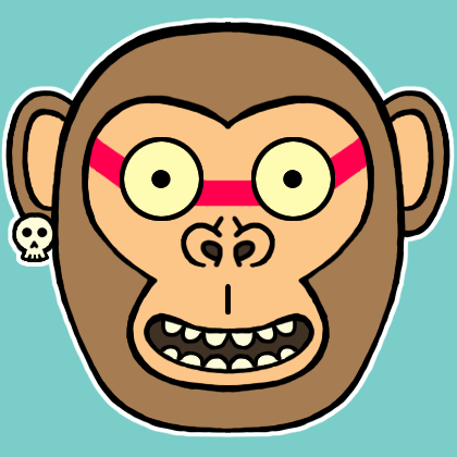 logo monkey cartoon game gameart