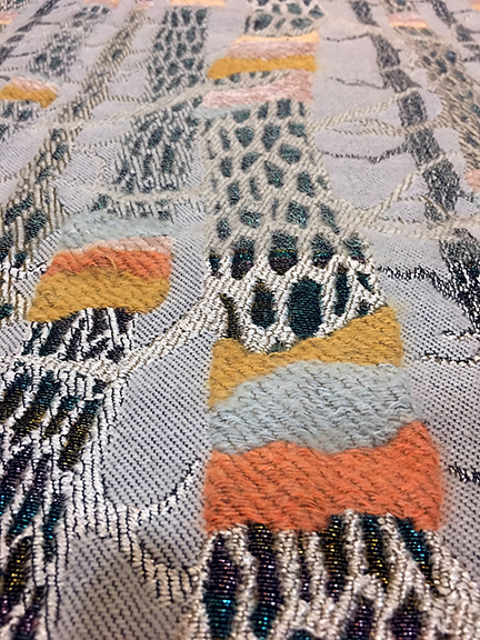 weaving weave Woven fabric jacquard Textiles pattern risd esther kang