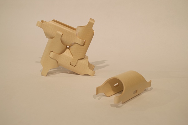 snap connection plywood bent toy