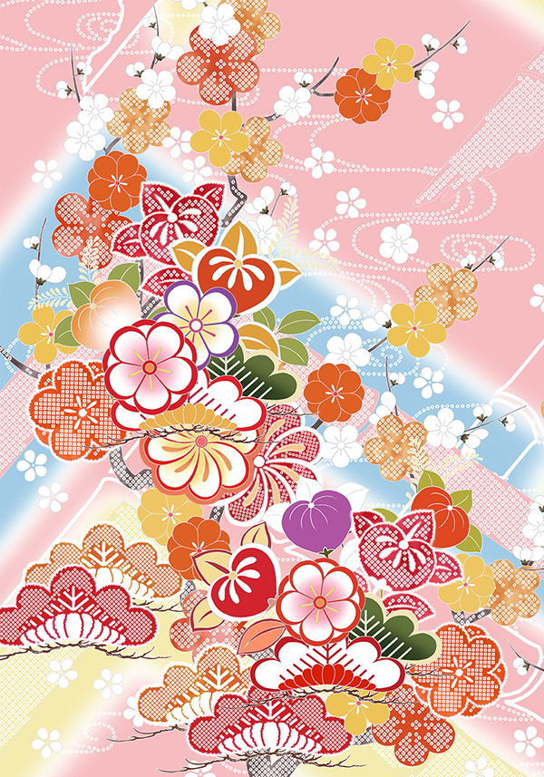 Flower pattern of Japan Part 2 on Behance