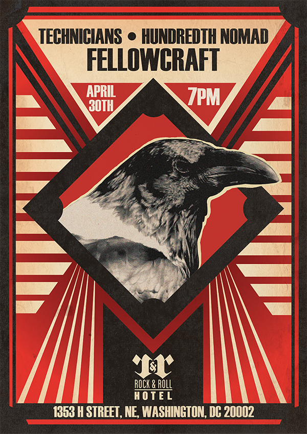 russian constructivism bird raven band concert poster concert poster rock
