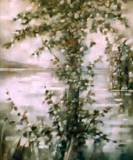 Tree   nature  oil painting