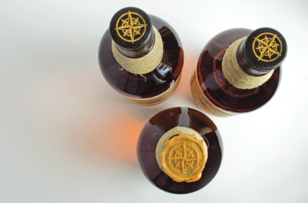 Rum alcohol bottles pirates maps gold treasure