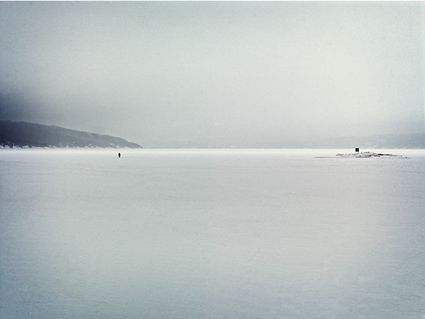 oslo norway ice snow fjord frosen sea fog