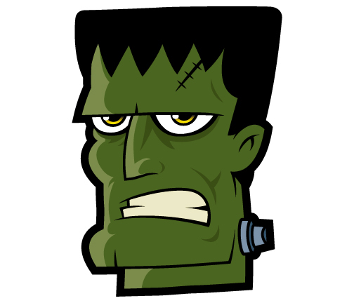 frankenstein Halloween Holiday monster angry