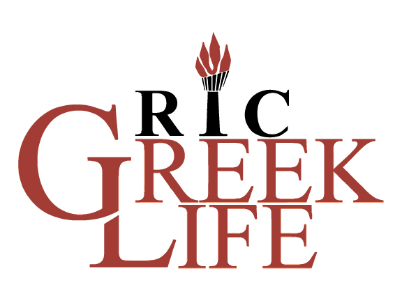 RIC Greek Life rhode island college greek life SA Marketing torch flame