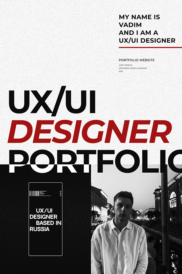 UX/UI DESIGNER'S PORTFOLIO