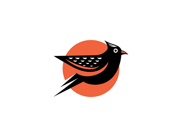 Bulbul bird logo