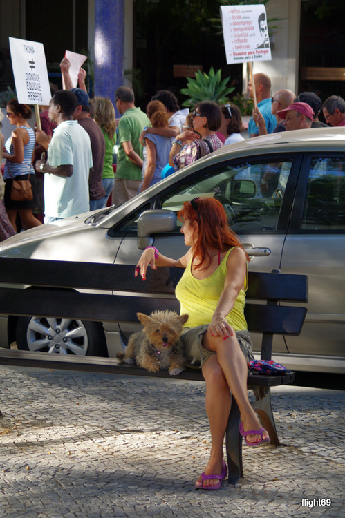 people manif protest rally Loulé troika Portugal Street photojournalismfotojornalismo Fotoperiodismo austerity