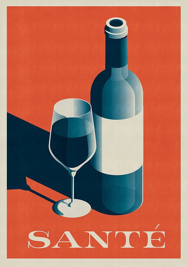 Mid Century Beverage posters