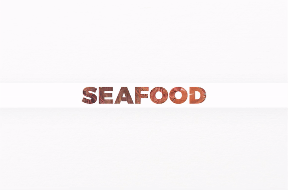 Realistic Vector Drawing of seafood and fish by Natalka Dmitrova