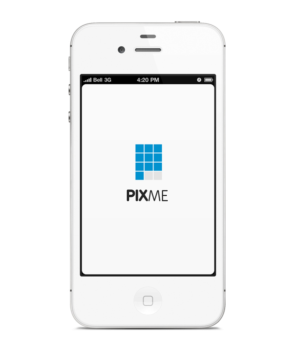 mobile app application pixme pixel Icon ux UI design Project bajti bajti.com ios iphone gif