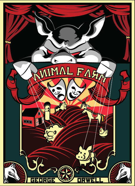 George Orwell Animal Farm book cover