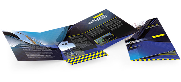 cyclops identity security logo print outdoors constructon fleetmarking brochures stationary design construction