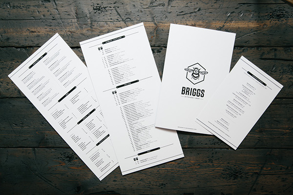 Briggs Kitchen + Bar Branding