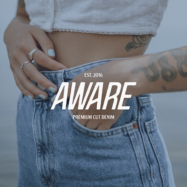 Aware Jeans Branding