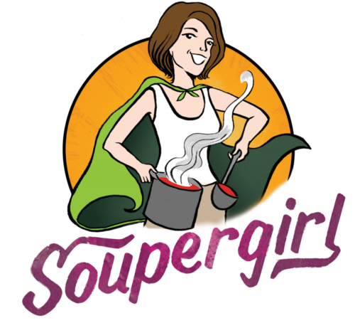Soup Food Packaging soupergirl food illustration food superhero food branding Restaurant Branding female designers