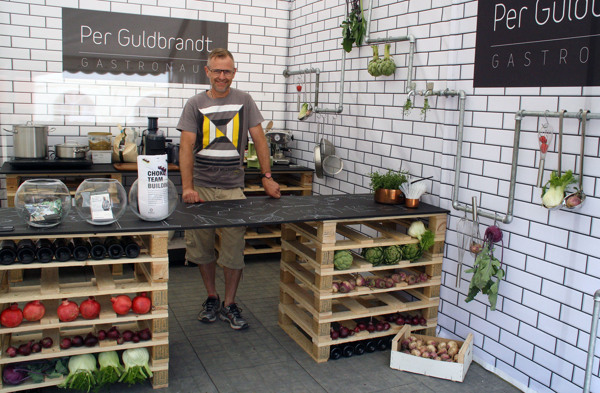 kitchen lab laboratory Food  exhibition stand per guldbrandt concept design