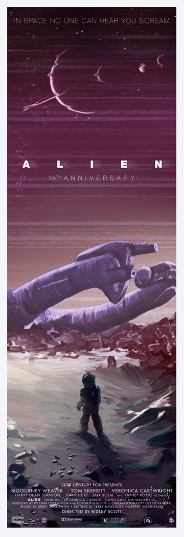 Scott Hopko Hopko Designs Movie Posters Poster Posse alien wacom