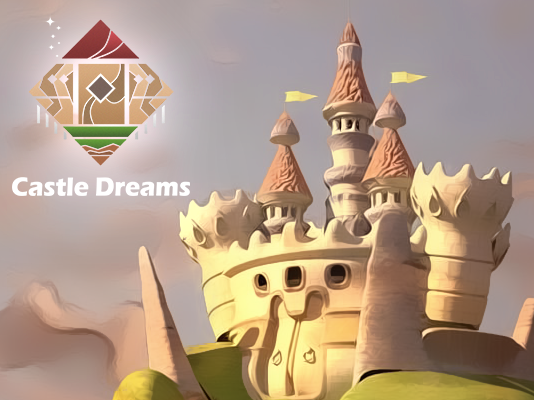 dream  castle cartoon toon kids child 3D SKY