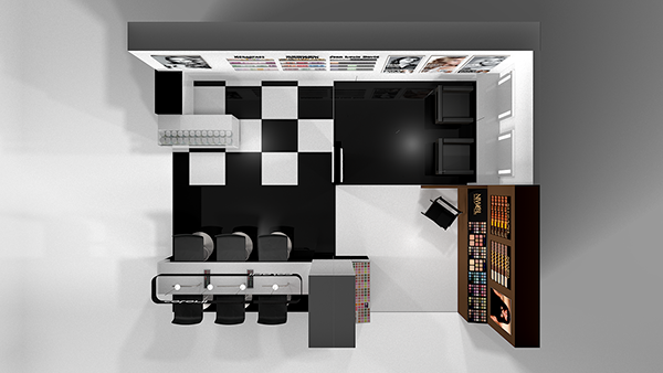 commercial space design Concept store ESSIE