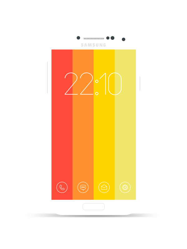 Lockscreen android free Collection UI weather widgets Space  minimalistic freebie set kit mobile icons Samsung