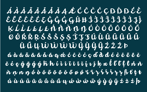 typograpy Italian typograpy fonts type design