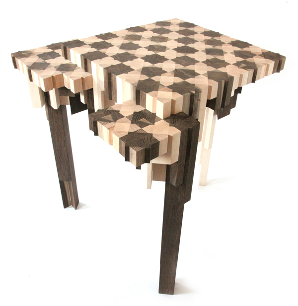 furniture chess wood pattern