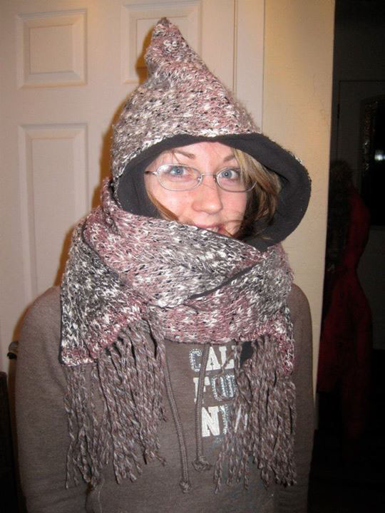 scarf hood