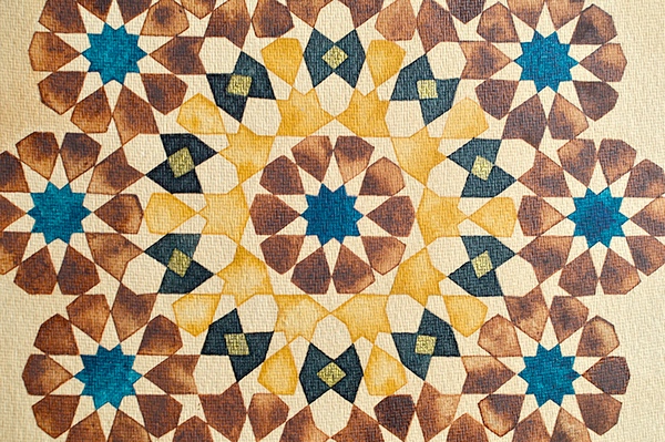 islamic art Islamic Geometry geometry traditional art rosettes pattern geometric pattern Moorish Pattern