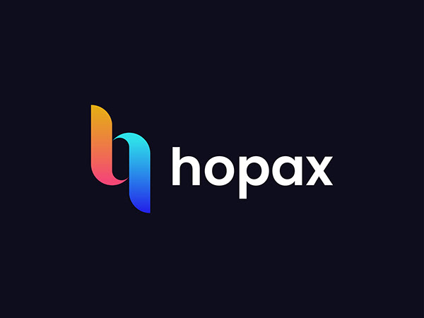 Hopax Logo Design - Modern H Letter Logo
