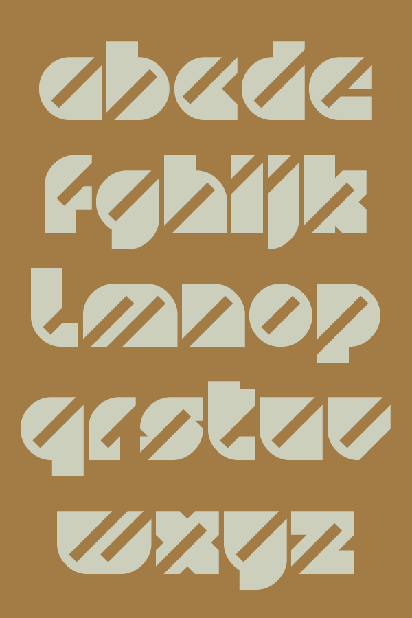 Ollivander font type design Typeface letters alphabet