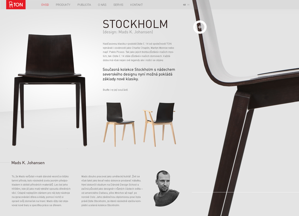Ton thonet chair wood Interior Webdesign