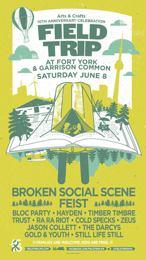 broken social scene feist hayden Timber Timbre festival band
