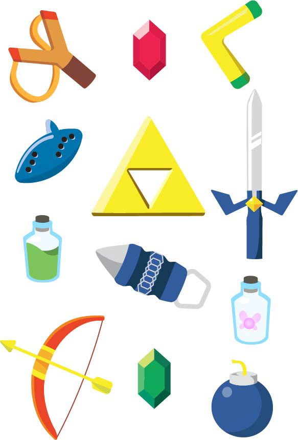 Icons livres de The Legend of Zelda