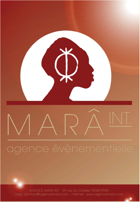 mara internationale agence mara marville marville marina Ethnic ethnik ethnique afrique metiss metisse Event event organizer concept logo afro