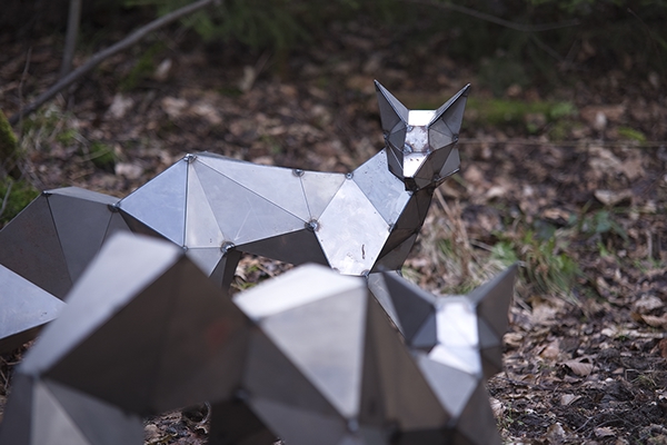 statue lowpoly animals polygon