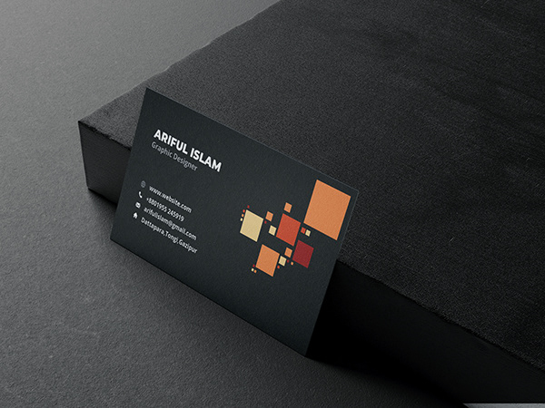 Different shapes of business card..