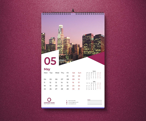 printed calendar 