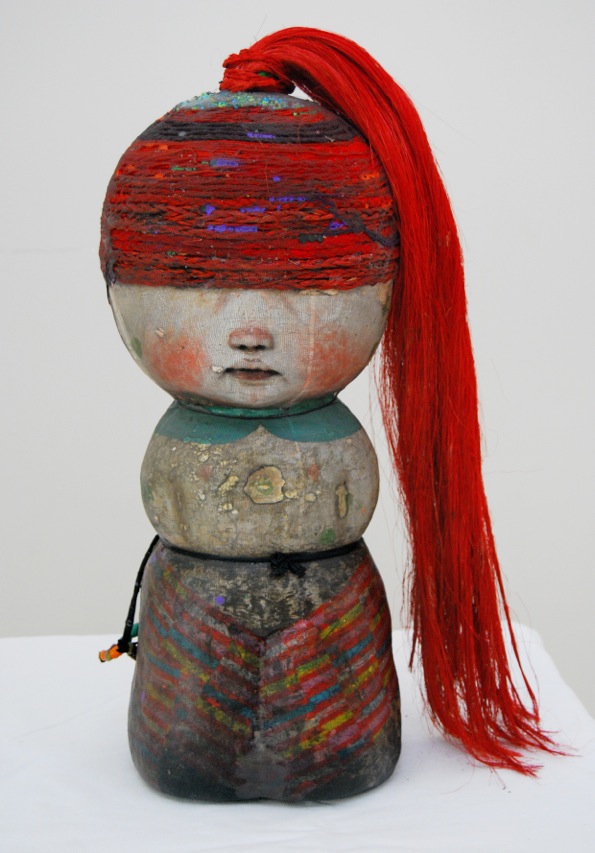 dolls uncanny mysterious Sculpure contemporary art paper mach latex gallery